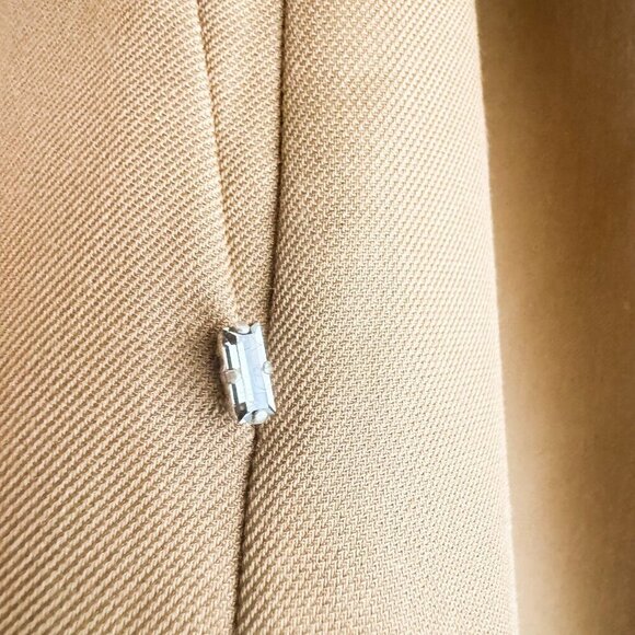 Sportmax Max Mara Short Mini Camel Beige Wide Belt Skirt - Picture 4 of 7